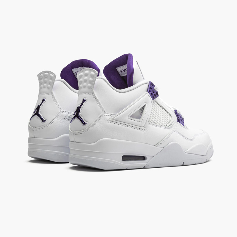 retro 4 purple suede