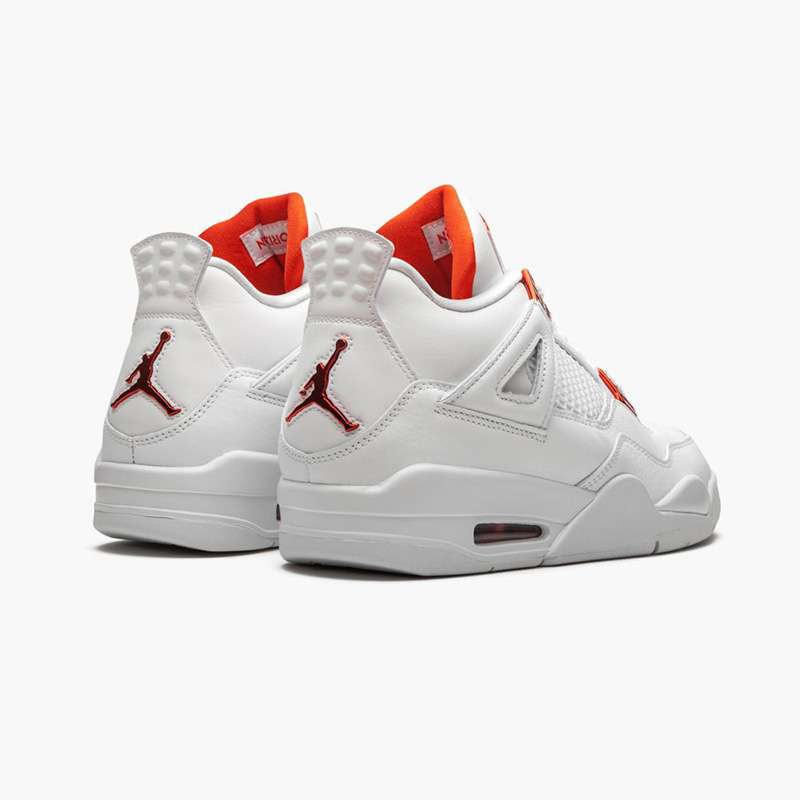 retro 4 orange metallic