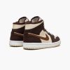 Wmns Air Jordan 1 Mid SE "Cream Dark Chocolate" DO6699-200