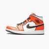 Air Jordan 1 Mid "Team Orange" 852542-800