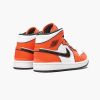 Air Jordan 1 Mid "Team Orange" 852542-800