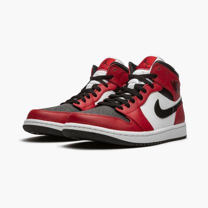 Air Jordan 1 Mid "Chicago Black Toe" 554724-069