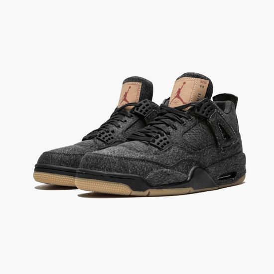 Levi's x Air Jordan 4 Retro "Black Denim" AO2571-001