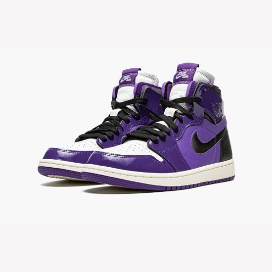 Wmns Air Jordan 1 Zoom Comfort "Court Purple Patent" CT0979-505