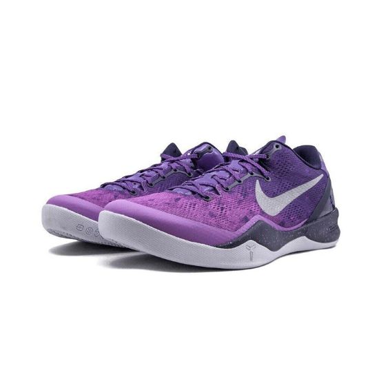 Kobe 8 System Playoff Purple Platinum 555035 500 Basketball Shoes MeetIDEA