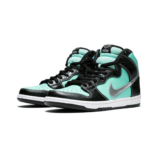 Diamond Supply Co. x Dunk High Premium SB "Tiffany" 653599-400