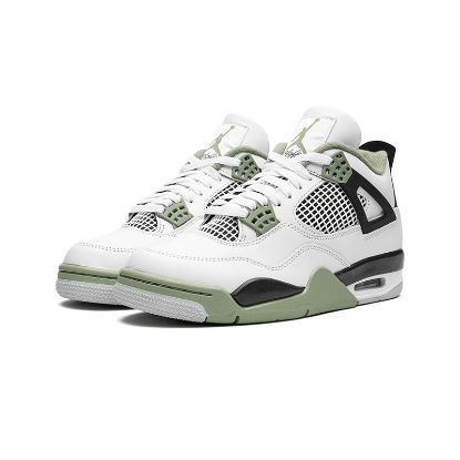 Women's Air Jordan 4 Retro "Seafoam / Oil Green" AQ9129-103